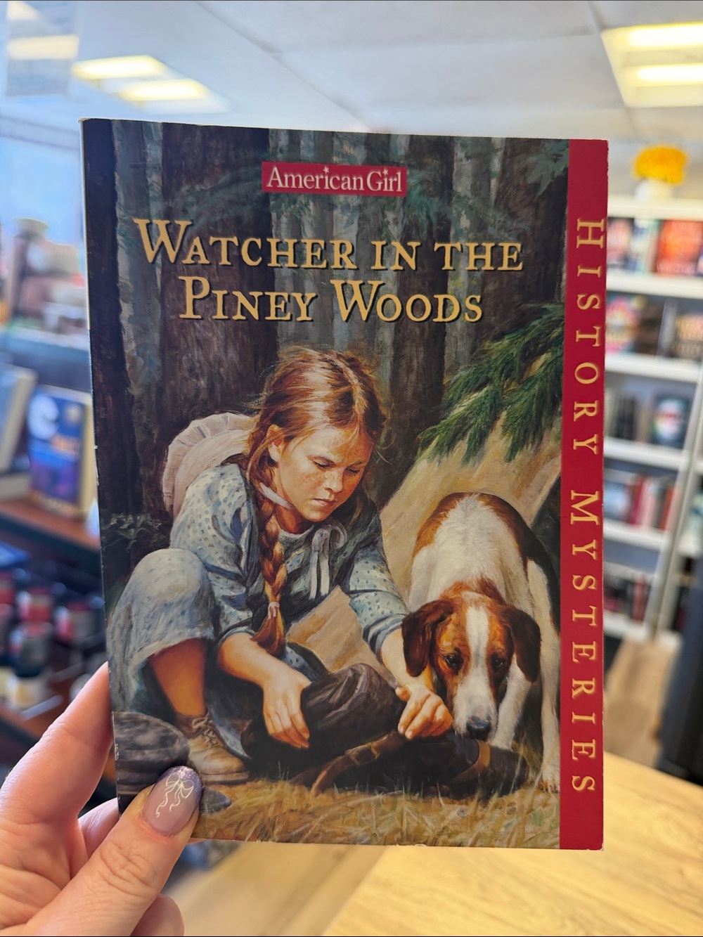 American Girl Watcher in the Piney Woods - Green & Brown Cover